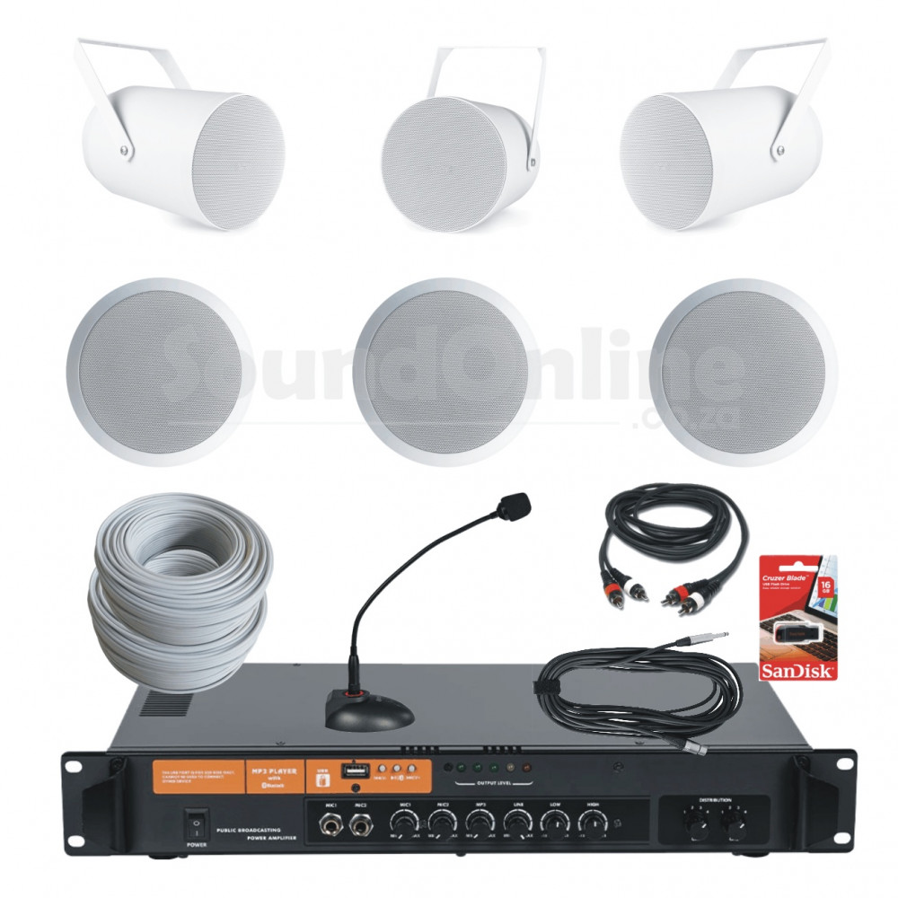 Garage / Fuel Station Sound System Kit